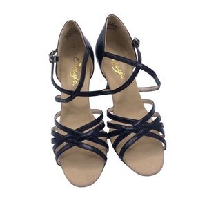 Capezio Rosa SD02 Black Salsa Latin
Shoes Size 8.5 Bachata Dance
Leather